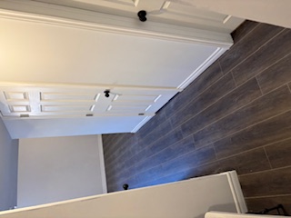 Basement renovation finish work