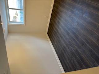 Basement renovation — interior details